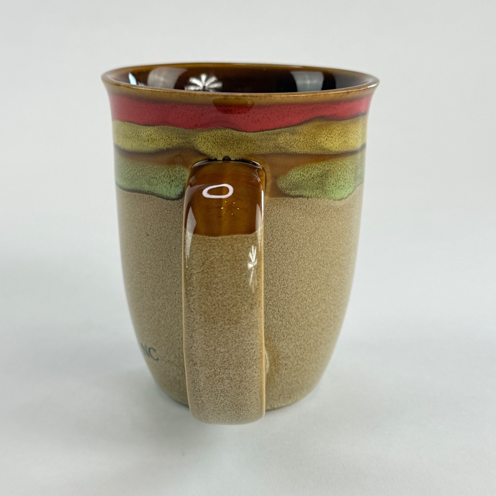Maggie Valley NC Souvenir Coffee Mug Drip Glaze Stoneware Woman Graphic est 1904 - Picture 4 of 6